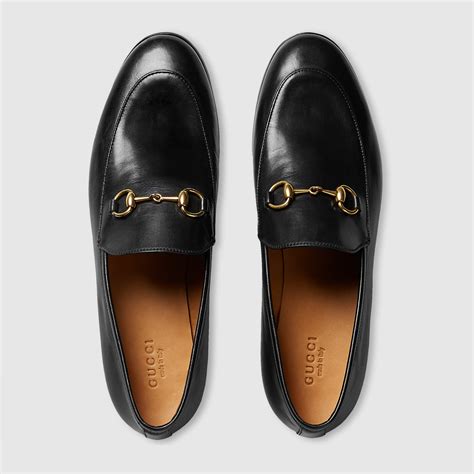 gucci leather loafer with double g|Gucci jordaan leather loafer women's.